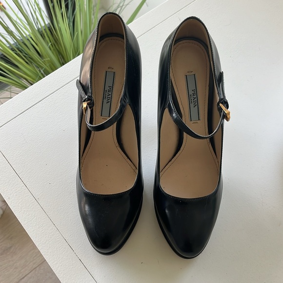 Prada Mary Jane Platform Heels - Picture 2 of 7